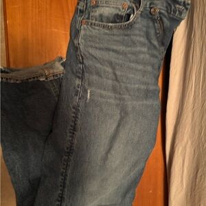 American Eagle Outfitters Relaxed Fit Blue Jeans